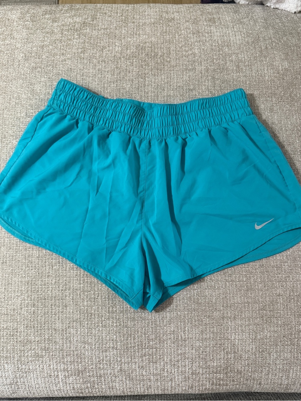 Nike Women's Turquoise Athletic Running Shorts